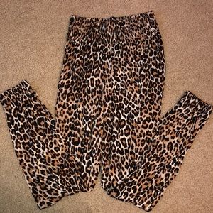 NWOT Cheetah Pants